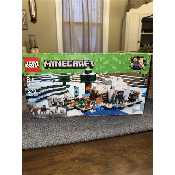 LEGO 21142 Minecraft The Polar Igloo Bear Alex RETIRED New